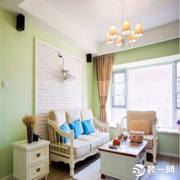 【武汉都市时空装饰】龙阳景园108平米三居室客厅