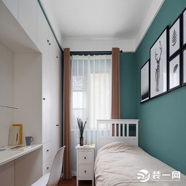 【武汉都市时空装饰】保和墨水湾 82平米三居室卧室
