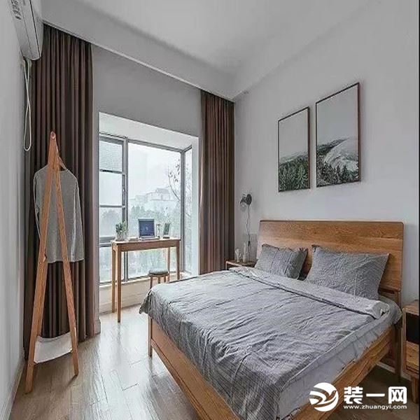 【武汉都市时空装饰】卧龙墨水湖边三居室125平米卧室
