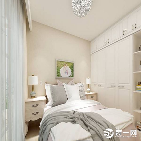 【武汉都市时空装饰 】保和墨水湾二居室110平米卧室