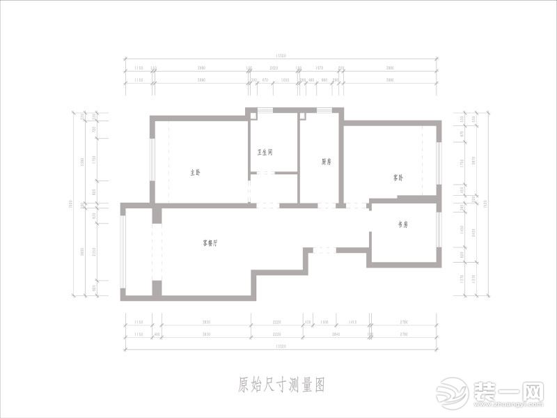 【武汉都市时空装饰】王家湾中央生活区户型图