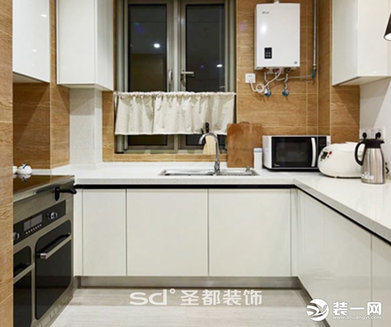 中洲花溪樾  三居室  日式风格    厨房全景图