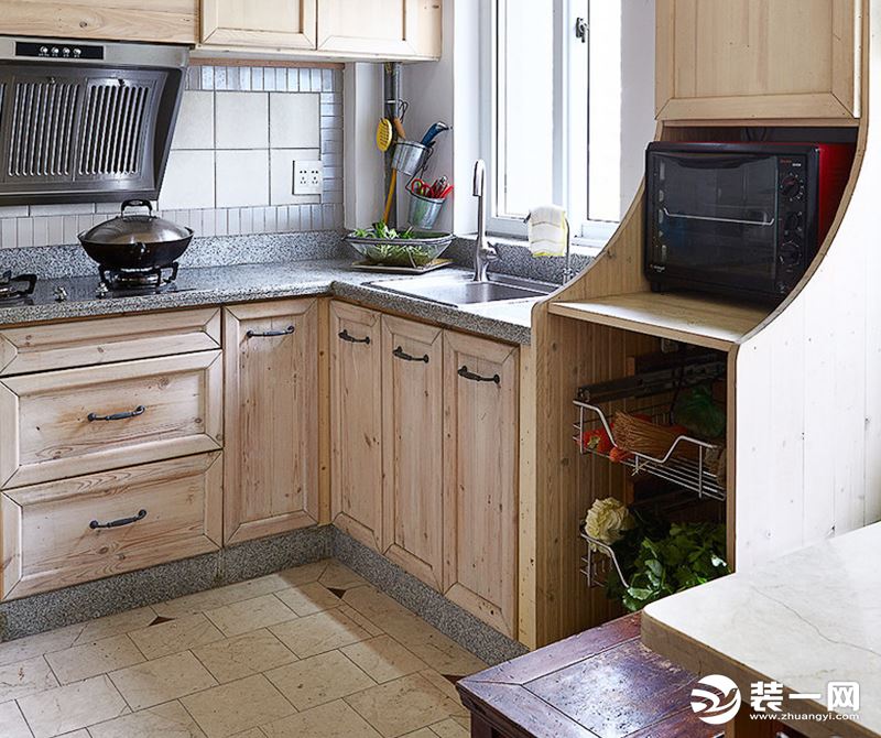 银城蔚来   三居室   小户型宜家风格   厨房实景效果图