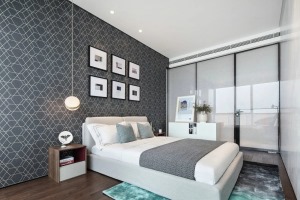太康银晨国际120平三居室现代简约风格效果图