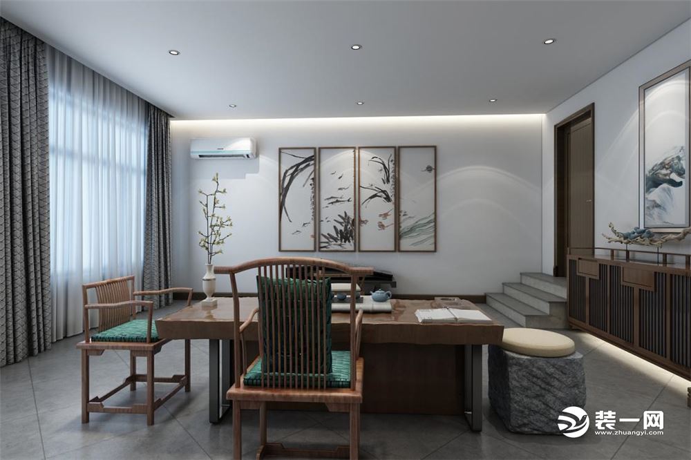 别墅装修美式风格设计，上海腾龙别墅设计师徐文斌作品，欢迎品鉴