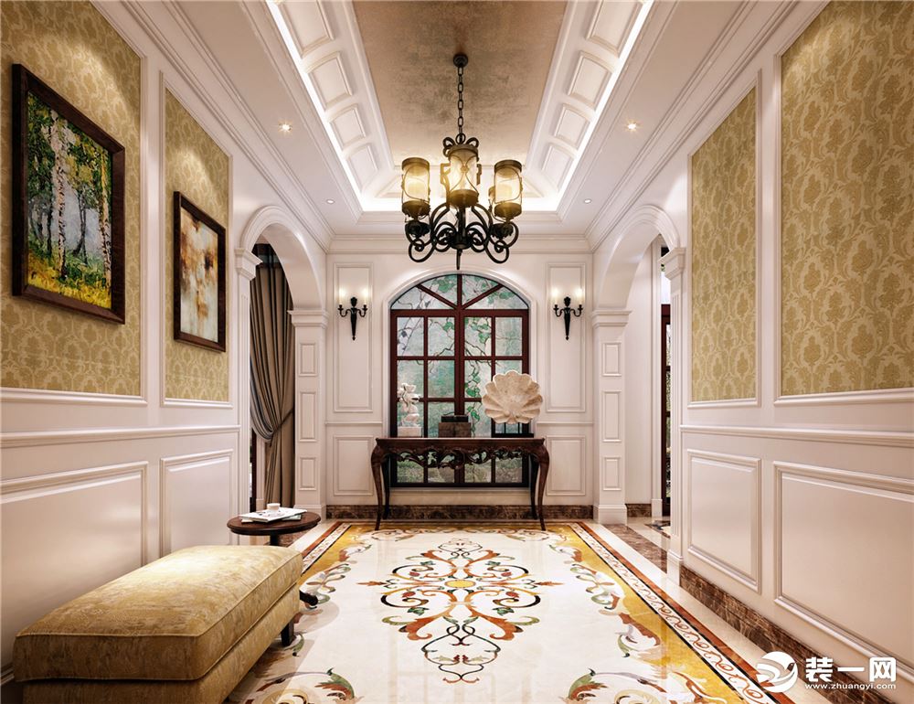 香樟园别墅项目装修美式风格设计方案展示，上海腾龙别墅设计师刁振英作品，欢迎品鉴