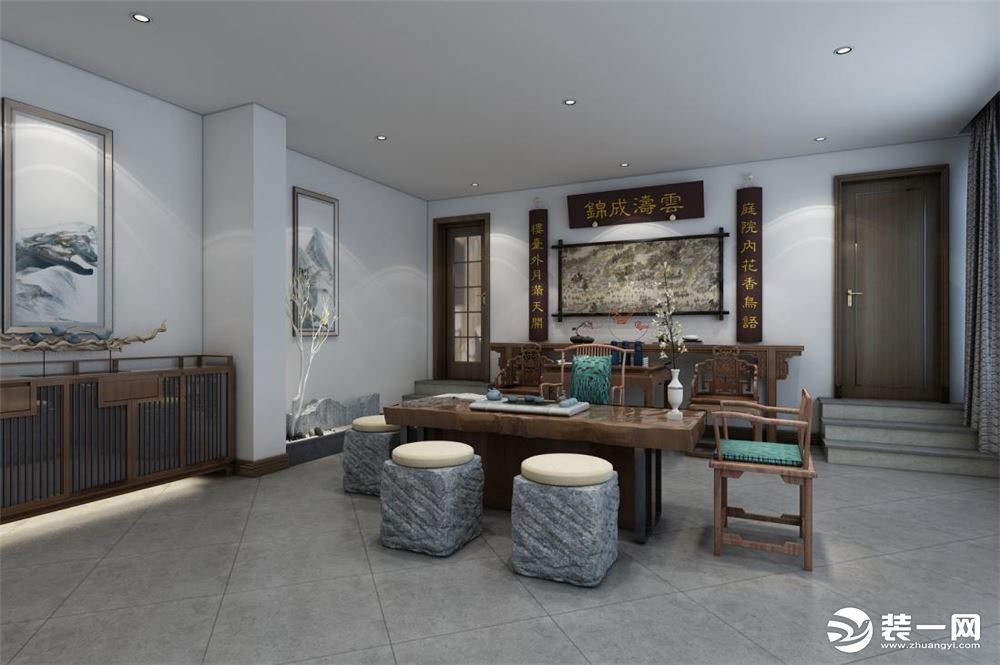 大豪山林别墅项目装修美式风格设计，上海腾龙别墅设计师叶剑平作品，欢迎品鉴