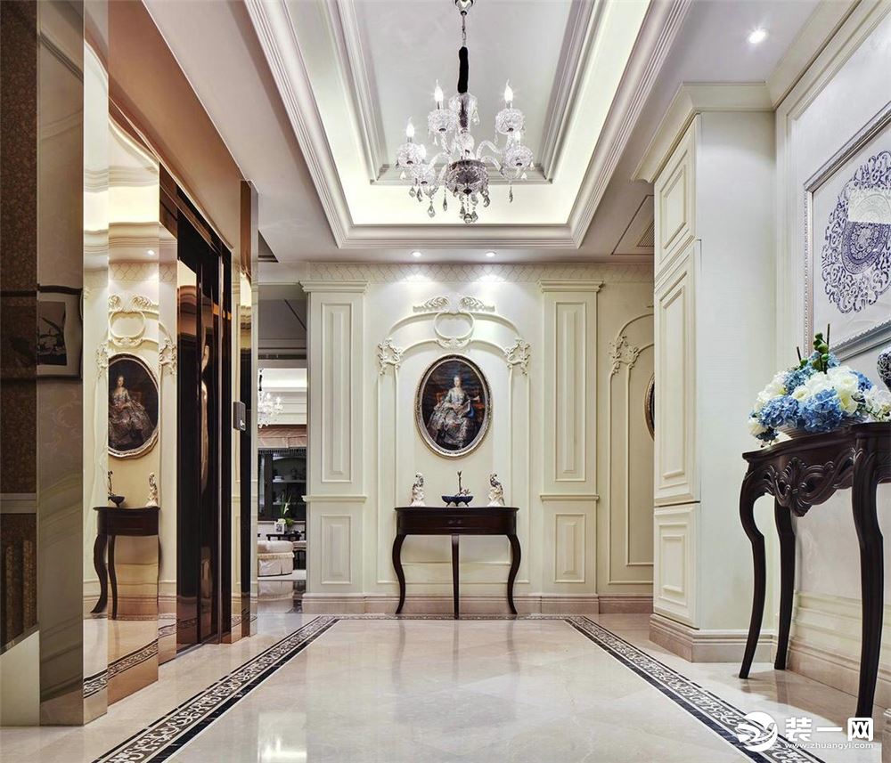 法式现代风格设计方案展示，上海腾龙别墅设计作品，欢迎品鉴