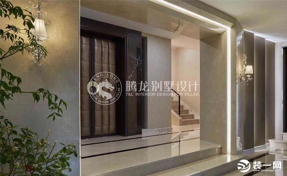 湖畔佳苑500平独栋别墅项目装修新中式风格设计，上海腾龙别墅设计作品，欢迎品鉴