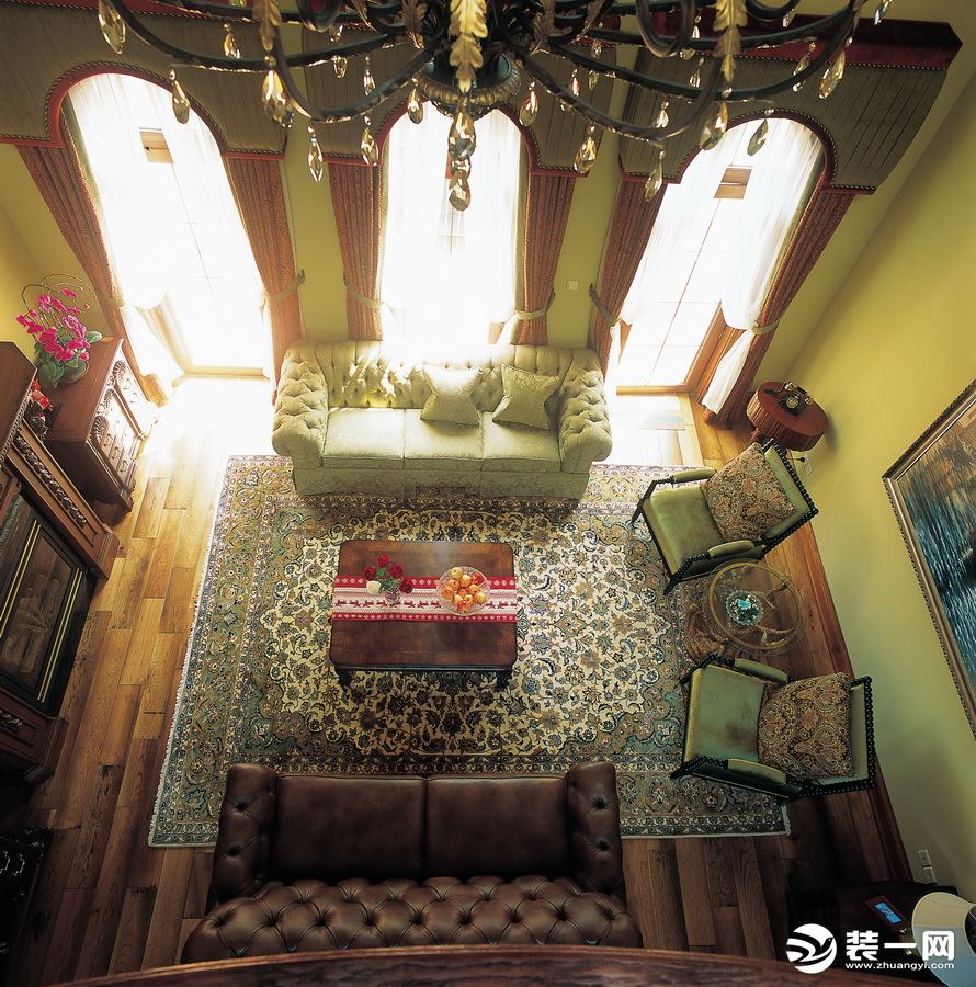 圣安德鲁斯庄园别墅项目装修美式风格设计方案展示，上海腾龙别墅设计作品，欢迎品鉴