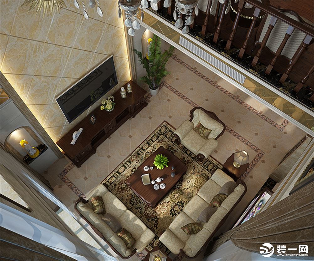 金大元别墅项目装修欧美风格设计方案，上海腾龙别墅设计咨询预约电话：15800615719