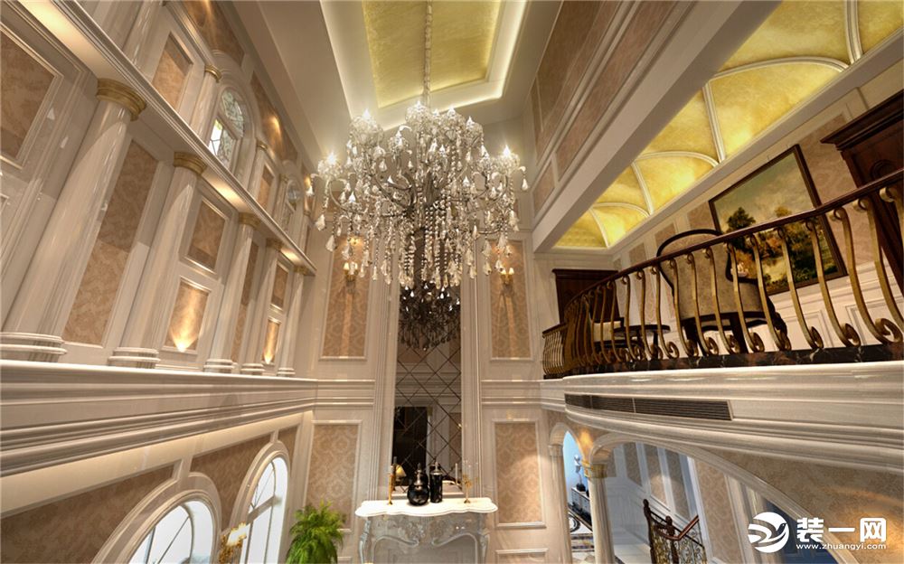 圣安德鲁斯庄园别墅项目装修欧式古典风格设计，上海腾龙别墅设计作品，欢迎品鉴