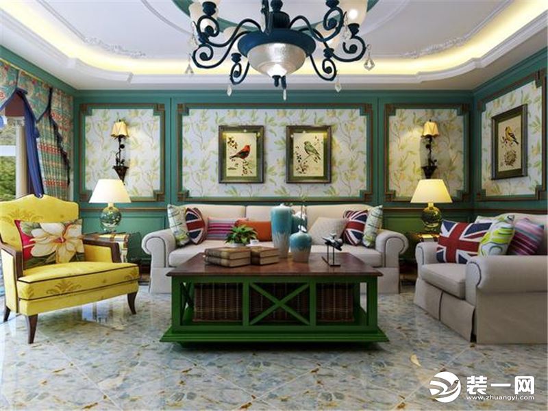 别墅装修美式古典风格设计案例展示，装修咨询设计师预约：15800615719