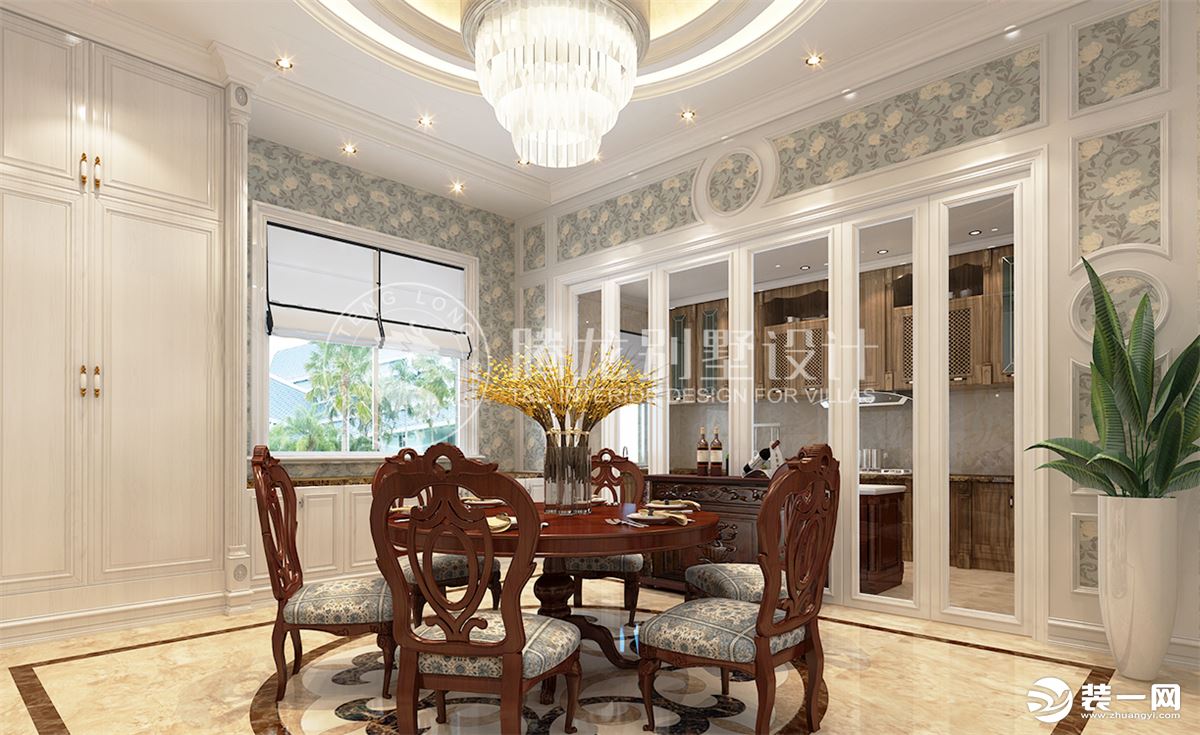 中海紫御豪庭别墅项目装修欧式古典风格设计，叶子设计作品，咨询预约电话;15800615719