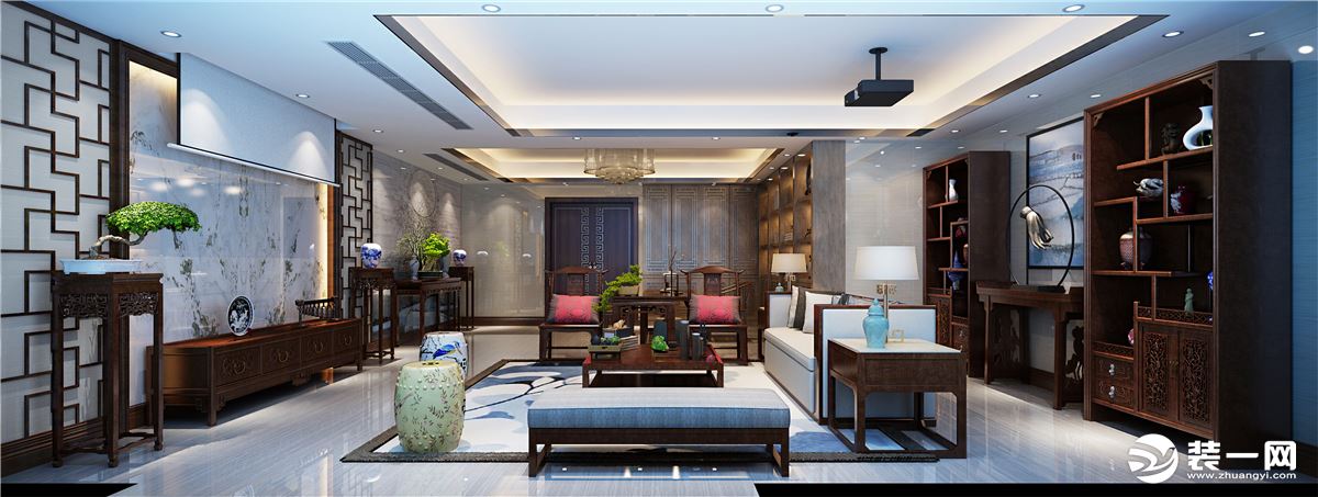 昆山富力湾别墅项目装修欧美风格设计，上海腾龙别墅设计咨询预约电话：15800615719