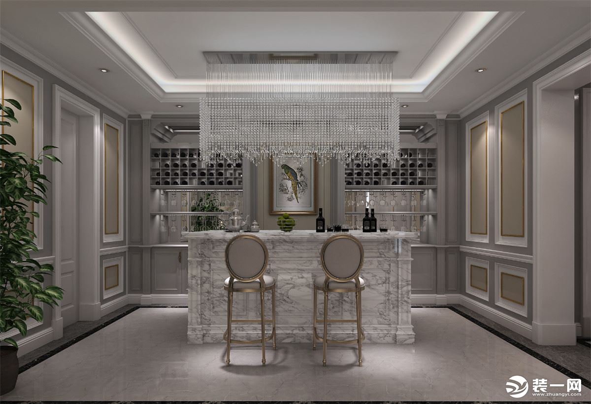 圣安德鲁斯庄园别墅项目装修轻奢法式风格设计，上海腾龙别墅设计作品，咨询预约：15800615719