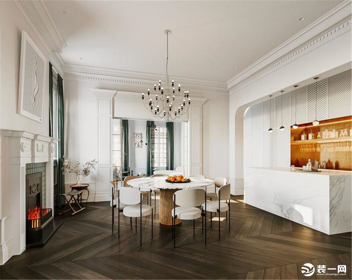 新古典主义风格现代住宅，上海腾龙别墅设计咨询预约电话：15800615719