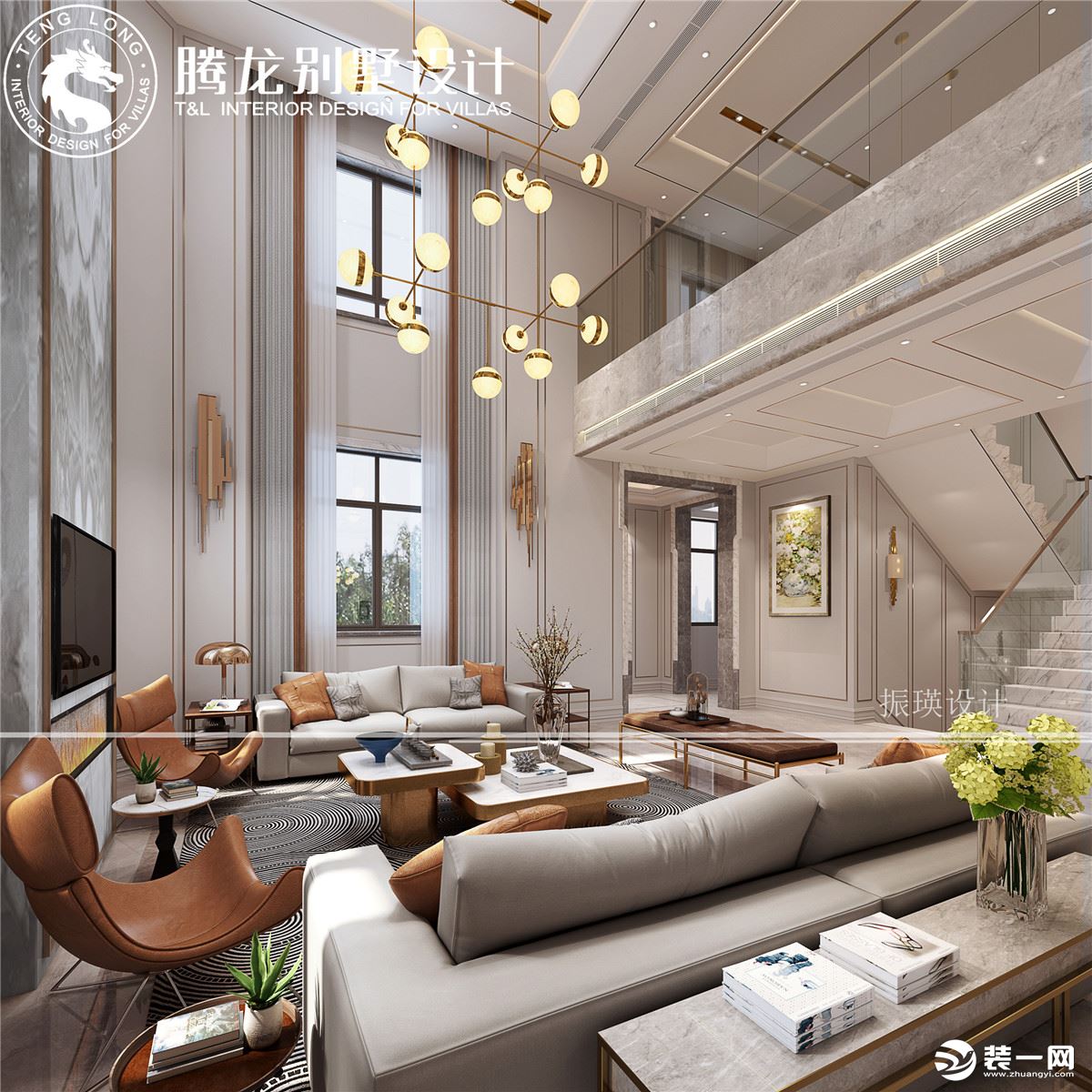 青浦御湖别墅香水湾780平独栋别墅项目装修轻奢风格设计作品展示！
