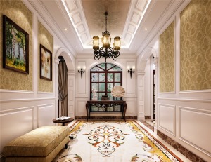 香樟园别墅项目装修美式风格设计方案展示，上海腾龙别墅设计师刁振英作品，欢迎品鉴