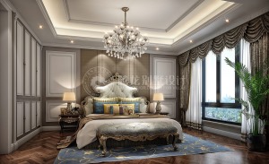 碧桂园600平别墅项目装修法式风格设计，上海腾龙别墅设计师谢炜作品，欢迎品鉴