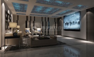上海院子别墅项目装修现代风格设计，上海腾龙别墅设计作品，欢迎品鉴