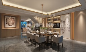 臻水岸380平别墅项目装修现代风格设计，上海腾龙别墅设计师冯利利作品，欢迎品鉴