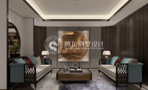 铂悦滨江别墅项目装修新中式风格设计，上海腾龙别墅设计师徐文作品，欢迎品鉴