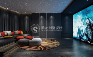 西郊明苑1200平别墅项目装修现代风格设计方案展示，上海腾龙别墅设计师王琛作品，欢迎品鉴