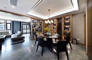 正荣国领别墅项目装修现代风格设计方案展示，上海腾龙别墅设计作品，欢迎品鉴