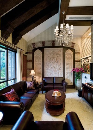 汤臣高尔夫别墅项目装修欧美古典风格设计，上海腾龙别墅设计作品咨询预约电话：15800615719