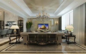 别墅装修欧美风格设计案例展示，上海腾龙别墅设计作品，欢迎品鉴
