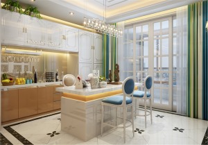 银都名墅别墅项目装修欧美风格设计案例展示，上海腾龙别墅设计咨询预约电话：15800615719
