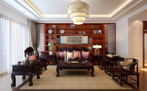 杨浦区保辉香景园210平大平层古典中式风格设计！
