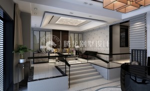 中式风格别墅设计案例展示——腾龙别墅设计师黄彬作品！
