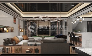 银都名墅别墅项目装修设计案例展示，上海腾龙别墅设计 15800615719