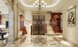 祥生御江湾别墅项目装修欧美风格设计案例，上海腾龙别墅设计作品，欢迎品鉴
