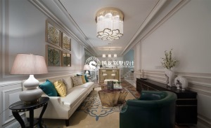 恒荣府邸280平别墅现代风格设计，上海腾龙别墅设计咨询预约电话：15800615719