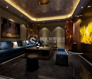 中海紫御豪庭别墅项目装修设计案例，腾龙别墅设计师王亮作品，咨询预约 15800615719
