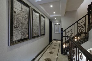 现代美式古典大宅别墅项目装修设计案例，上海腾龙别墅设计咨询预约电话：15800615719