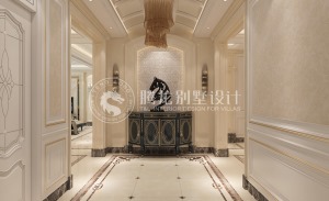 恒杰丁香花园470平别墅项目装修设计案例展示，上海腾龙别墅设计作品，欢迎品鉴