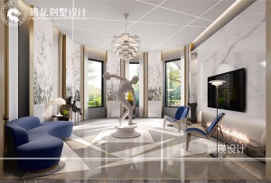 浦東合生東郊800平獨棟別墅項目裝修輕奢風格設計！