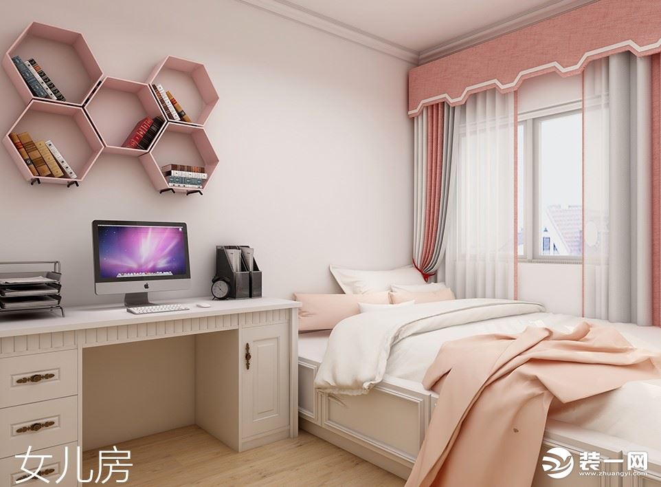 【太原一家一装饰】中正锦城117平米三居室现代轻奢风格--卧室