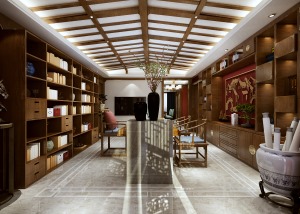 【太原一家一装饰】榆次龙田苑160平米三居室中式风格--书房