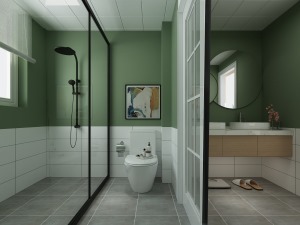 卫生间将卫浴与洗漱台进行干湿分离，不仅洁净卫生，同时增强空间整洁外观，最重要的是提高卫生间的使用率。