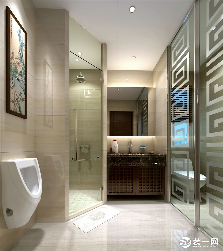 中式风格别墅卫生间装修设计