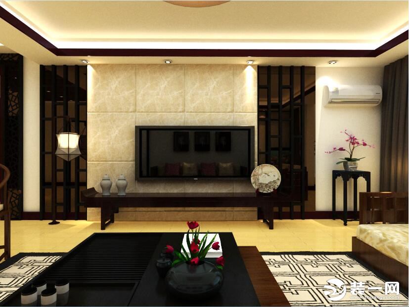 中国传统的居室是非常讲究空间层次感，这样既保护了自己的隐私又增添了一份优雅之气。