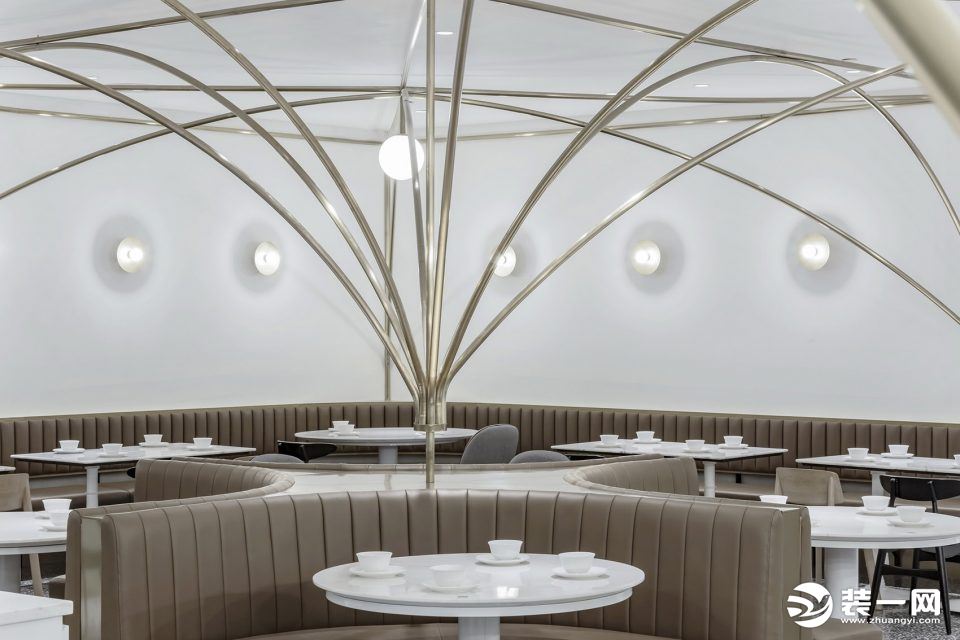 茶餐厅设计风格效果图案例