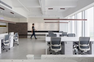 优雅的办公室设计空间效果图案例