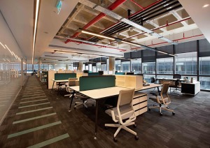 颇具时尚的新中式办公室设计风格