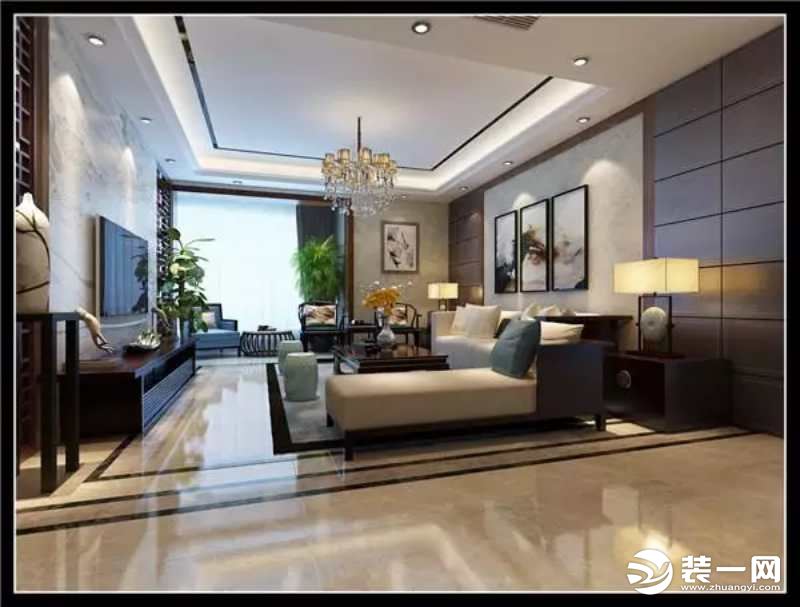 中式风格：客厅视角